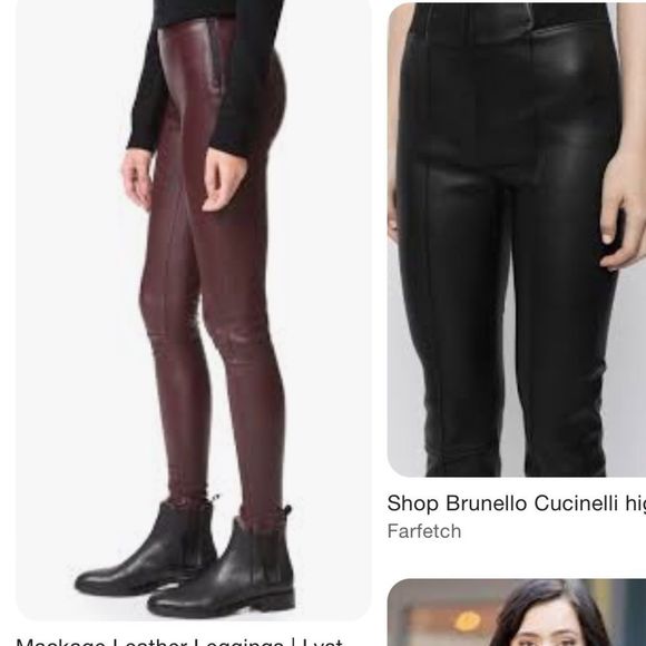 Mackage Leather Leggings - Picture 3 of 6